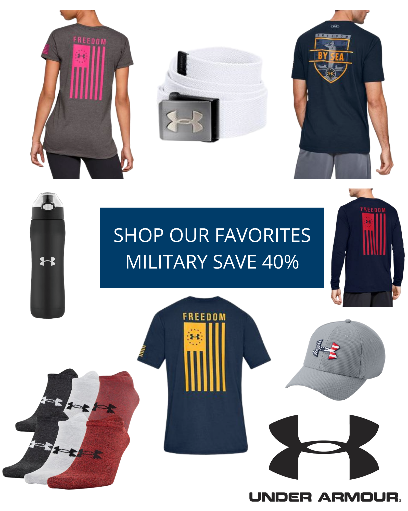 Under Armour Increases their Military Discount Program to 40 off for